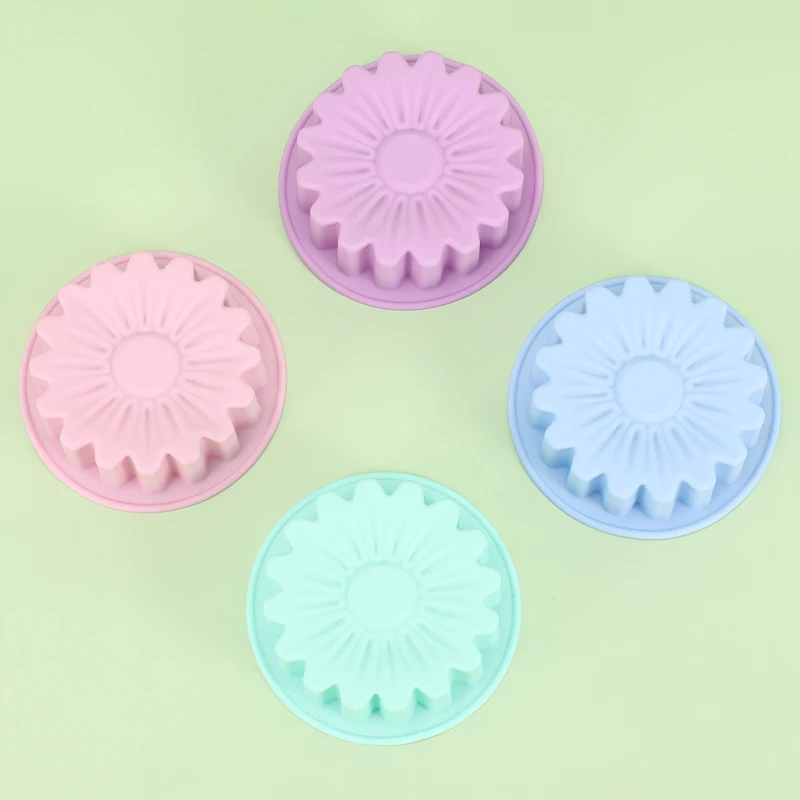 창의적인 DIY 설탕 공예 케이크 식물 폴더 실리콘 금형, 퐁당 금형, 수제 비누 몰드 케이크 장식 도구, 주방 도구