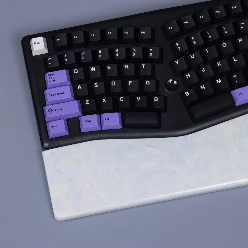 LEOBOG 75 Alice Mechanical Keyboard Palm Rests Costom Computer Accessory Mousepad Wrist Rest Ergonomic Quartz Material for Gifts