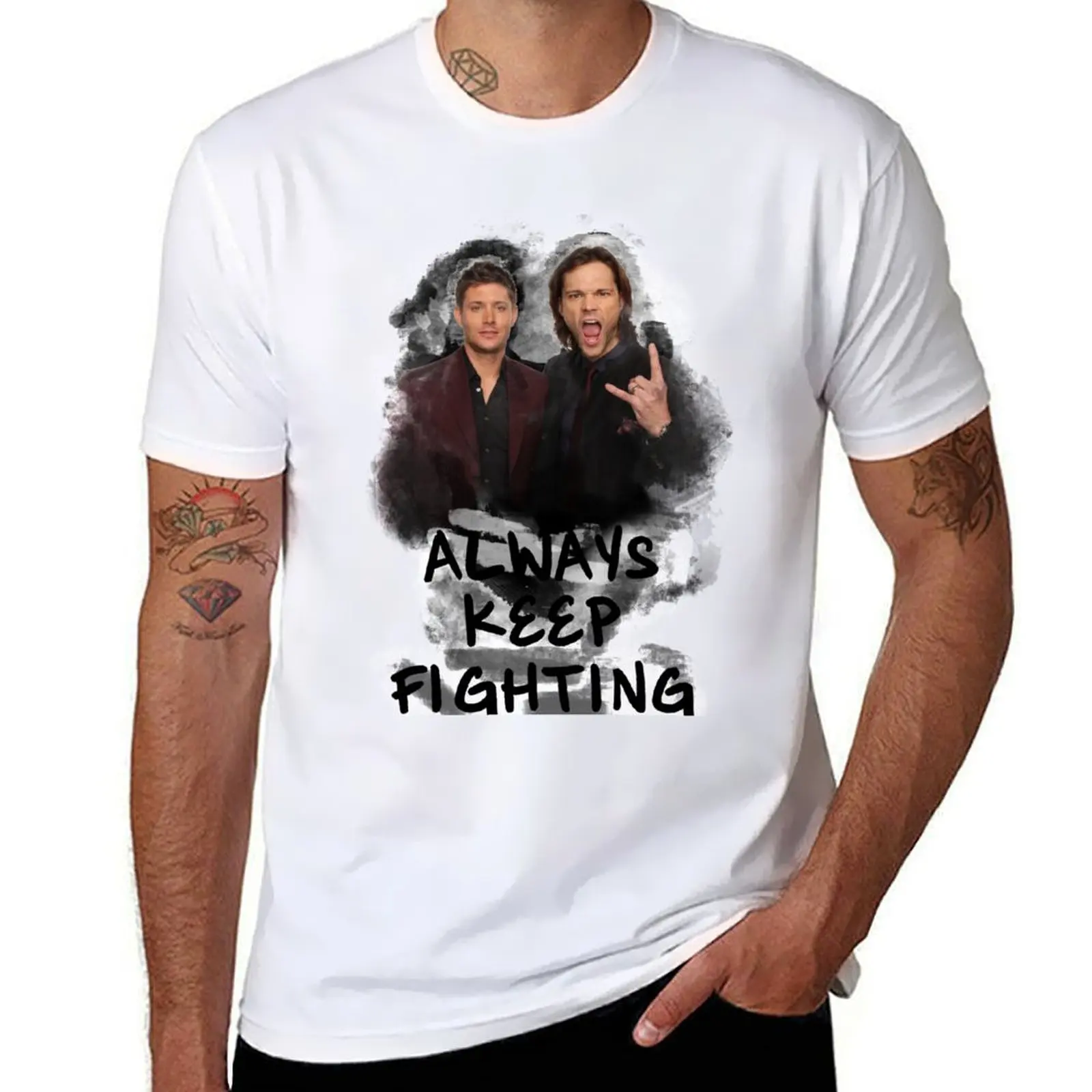 

Always Keep Fighting T-Shirt t shirts for man cotton t shirt man cotton T-Shirt