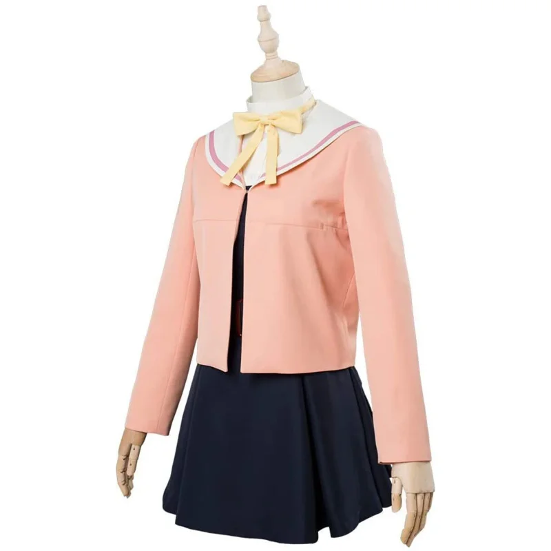 Anime Bloom Into You Cosplay Nanami Touko Cosplay Costume Girls Dress Pink School Uniform Halloween Carnival Custom Made XC2385