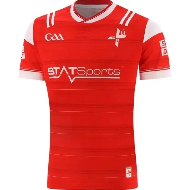 2024 Louth GAA Home Jersey Shirt Mens Rugby Jersey Size:S-5XL (Custom name and number )