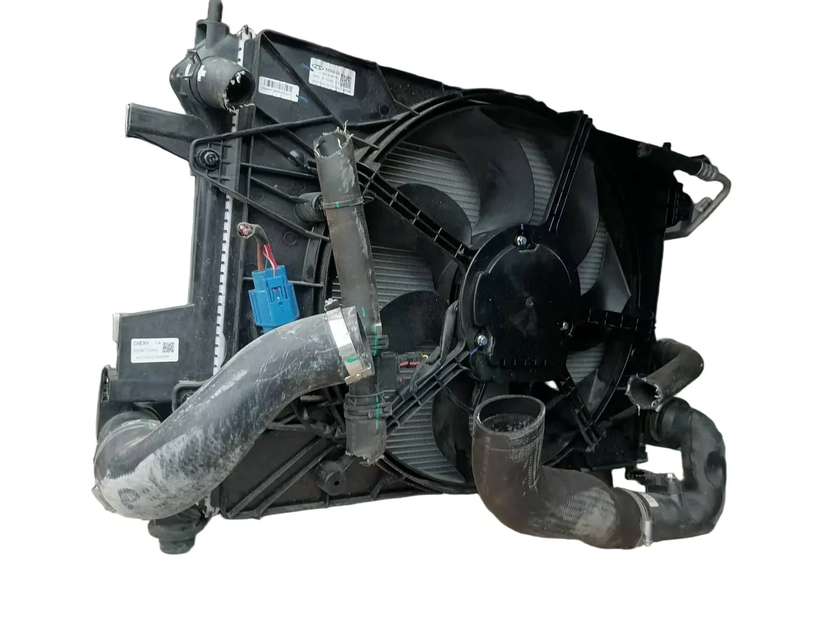 Tansuo06 Front End Kit New Condition Includes Front Bumper Lights Radiator Frame Electric Fan Front Anti-Collision Beam