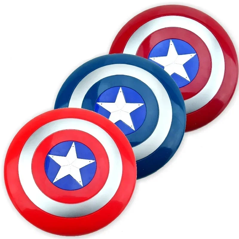 32cm Cosplay Accessories Superhero Captain America Shield LED Light&Sound Shield Costume Fancy Party Anime Stage Show Props - Image 5