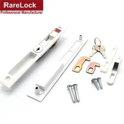 White Sliding Door Lock Green Red Indicator Label with Brass keys for Bathroom Women Bag Shop Door Rarelock MMS227 G