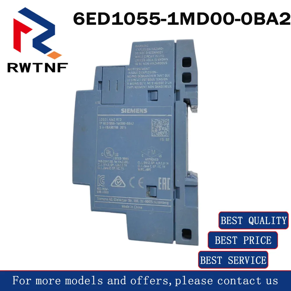 

Brand New Genuine 6ED1055-1MD00-0BA2 SIEMENS AM2 RTD Module, suitable for PLC systems,100% original warehouse stock