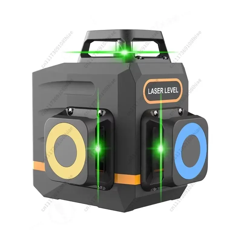 3D Laser Level, 12 Lines 360 Degree, Self Leveling Alignment Tool, for Industrial & DIY Tile Flooring Construction