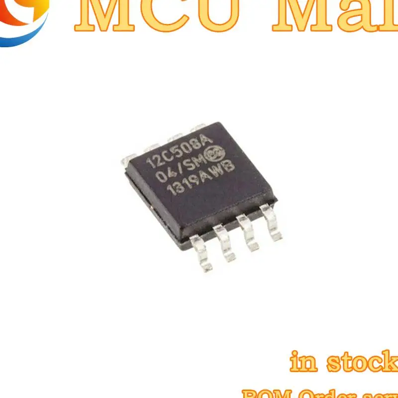 in stock 1PCS  PIC12C508A-04I/SM PIC12C508A 12C508A-04I/SM PIC12C508A SOP8 IC