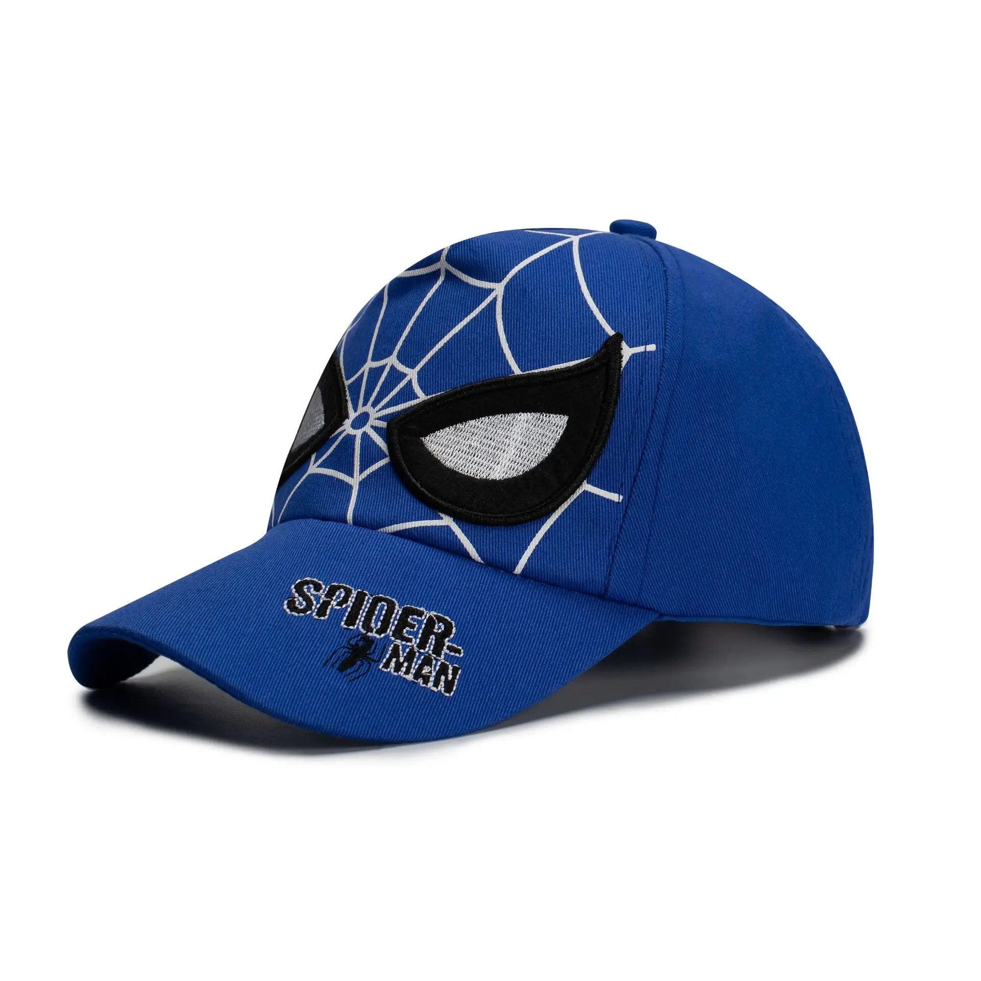 HotToys Spiderman Baseball Cap Boys Girls Hats Superhero Peripheral Cosplay Props Childrens Gift Sunhat Fashion Accessory 3-7y