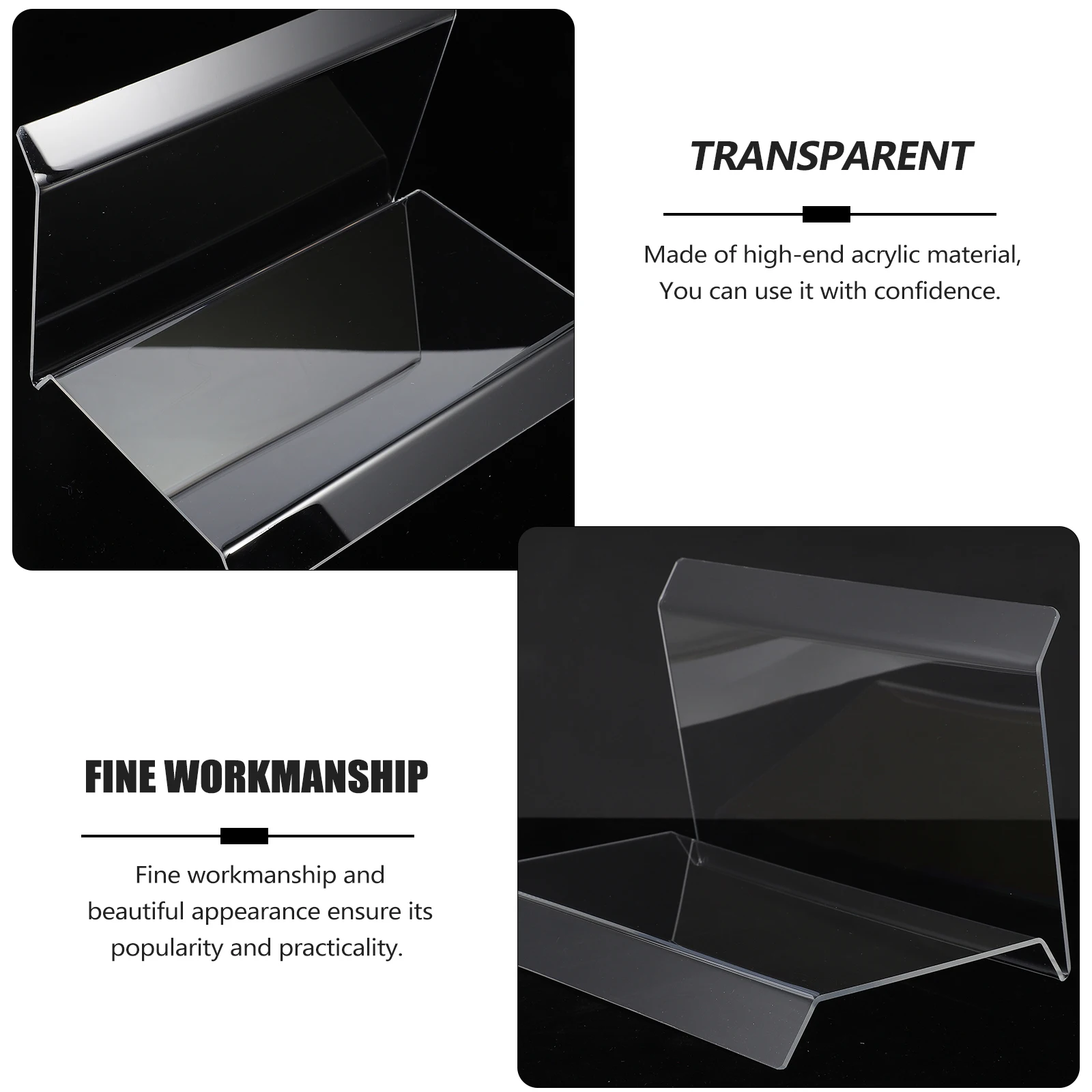 

Acrylic Display Holder Clear Storage Shelf Handbag Handbag Display Holder Storage Rack For Retail Shop Tote Bag Organizer