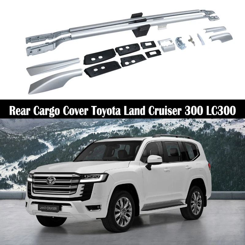 

OEM style Roof Rack For Toyota Land Cruiser 300 LC300 2022 Rails Bar Luggage Carrier Bars top Cross bar Rack Rail Boxes