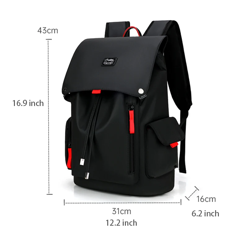 College Student Backpack Men Women New Waterproof 15.6 Laptop Bag Youth Outdoor Sports Backpack Short Distance Travel Back Pack