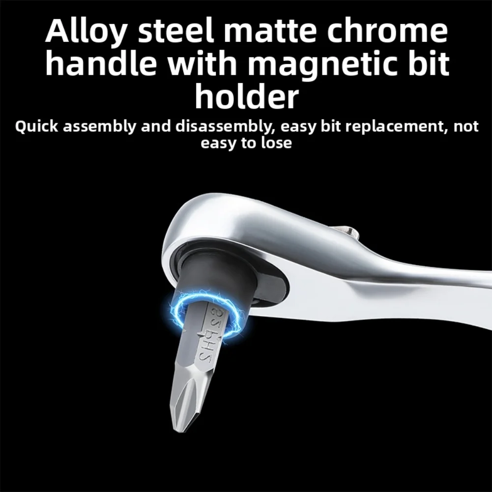 

Многофункциональный набор инструментов с храповым механизмом 10 в 1, портативный и компактный для различных ремонтов