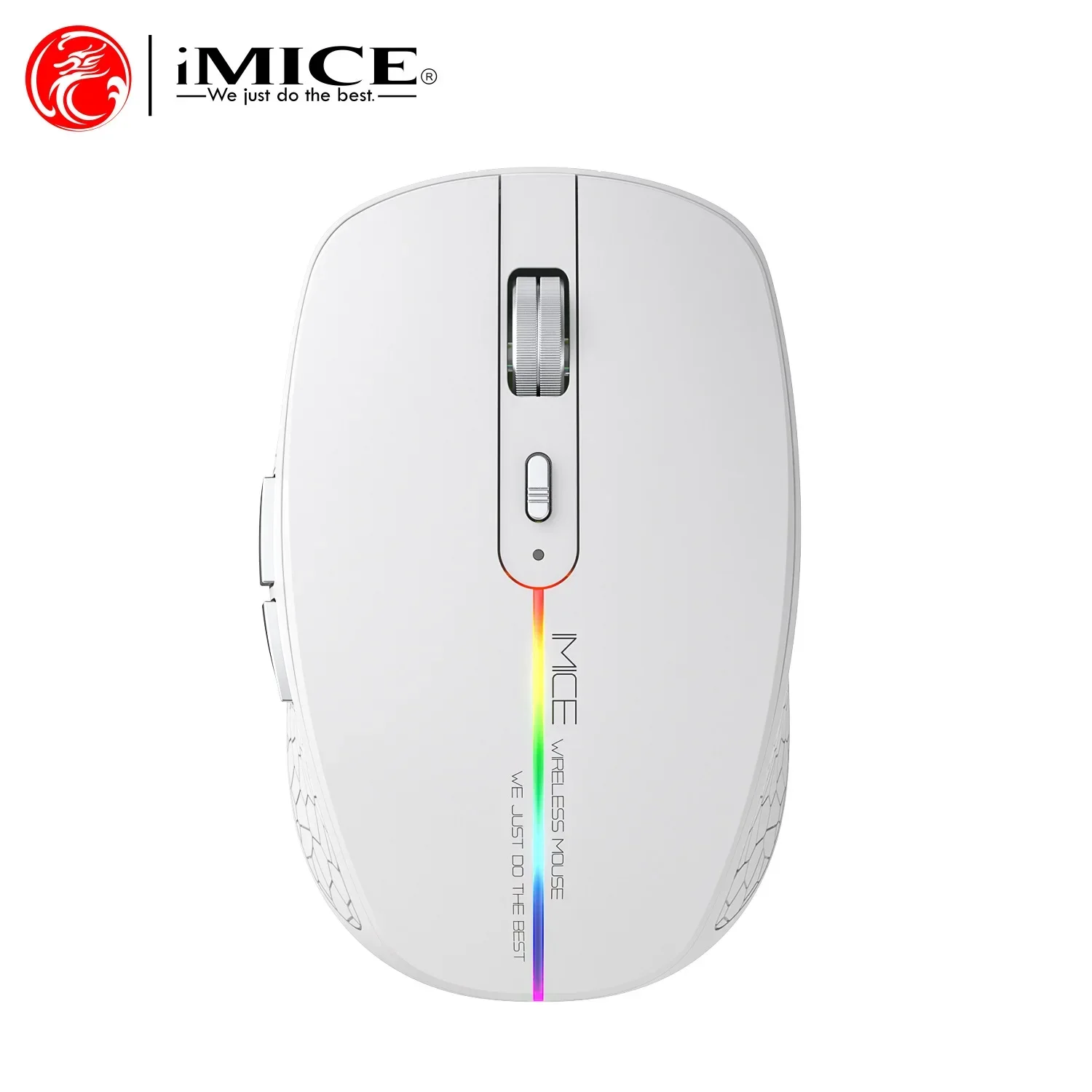 IMICE 2.4G Wireless Mouse Bluetooth rechargeable mute 6 keys Portable Ergonomic Gaming   Mause Mute Mouse For Laptop PC