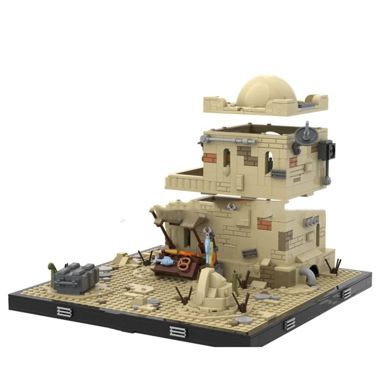 Moc قوالب بناء منزل أساسي في سلسلة الصحراء التكنولوجيا وحدات ستار فيلم كتل الهدايا اللعب لتقوم بها بنفسك مجموعات الجمعية #2