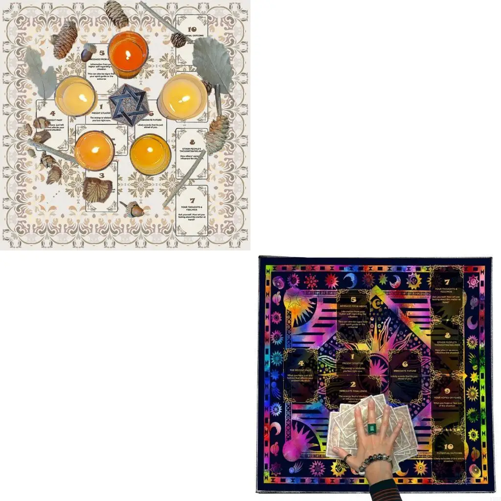 

Таротс -карта скатерть алтари ткани