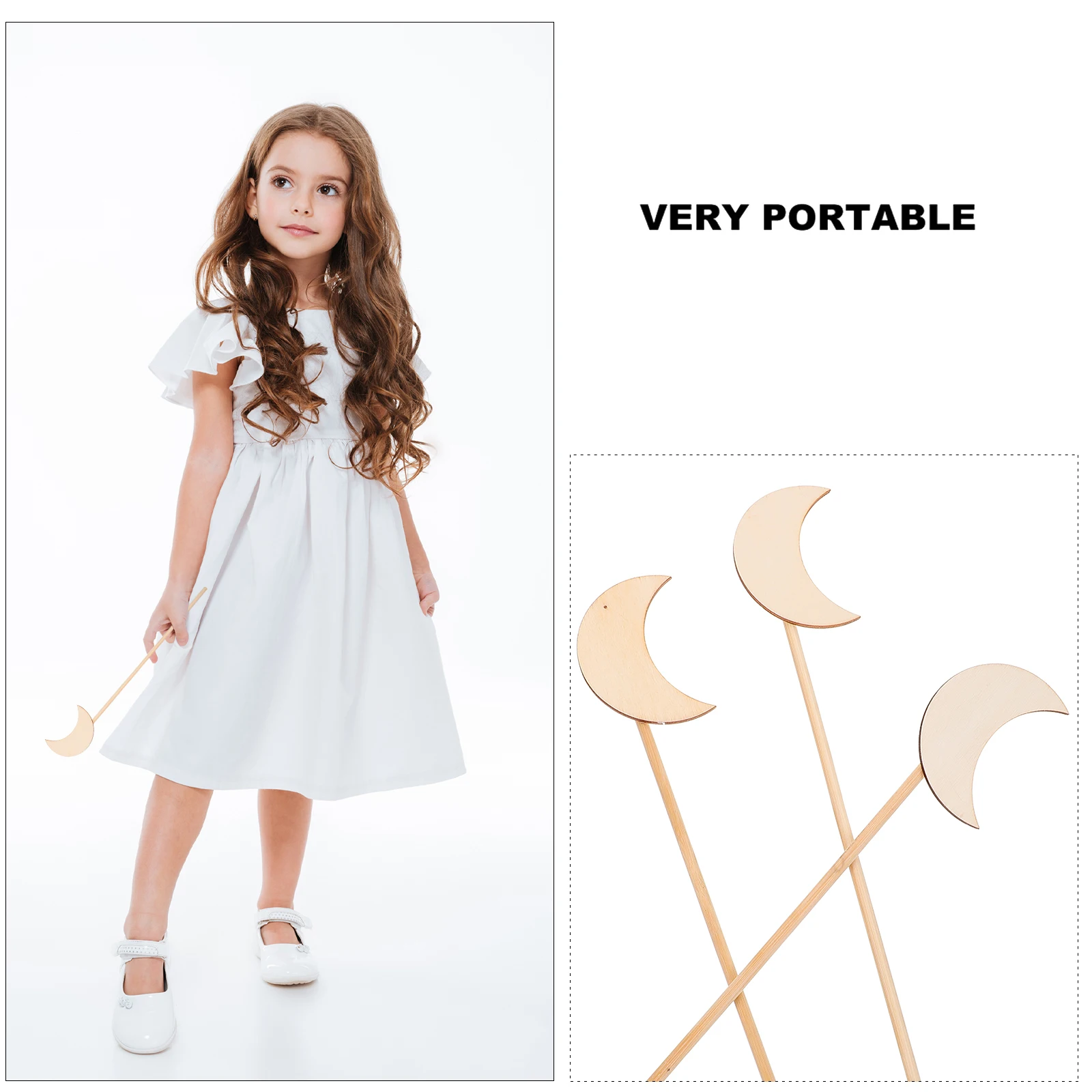 

10Pcs Wooden Fairy Wands DIY Handmade Coloring Sticks for Kids Creative Drawing Painting Graffiti Fun DIY Fairy