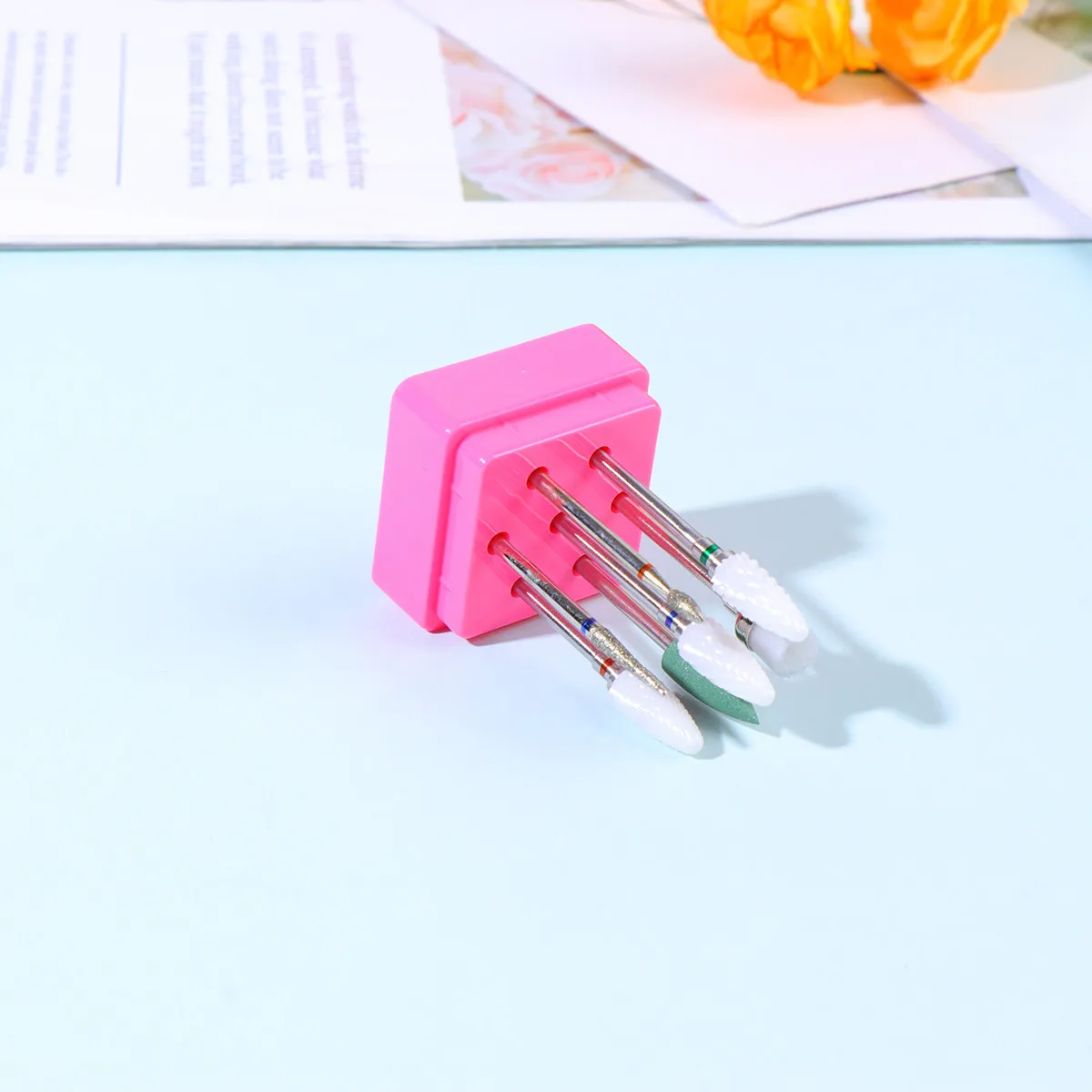 

1Set Tungsten Steel Nail Drill Bits Professional Manicure Drill Grinding Head Kit Efficient Nail Care Tool for Natural