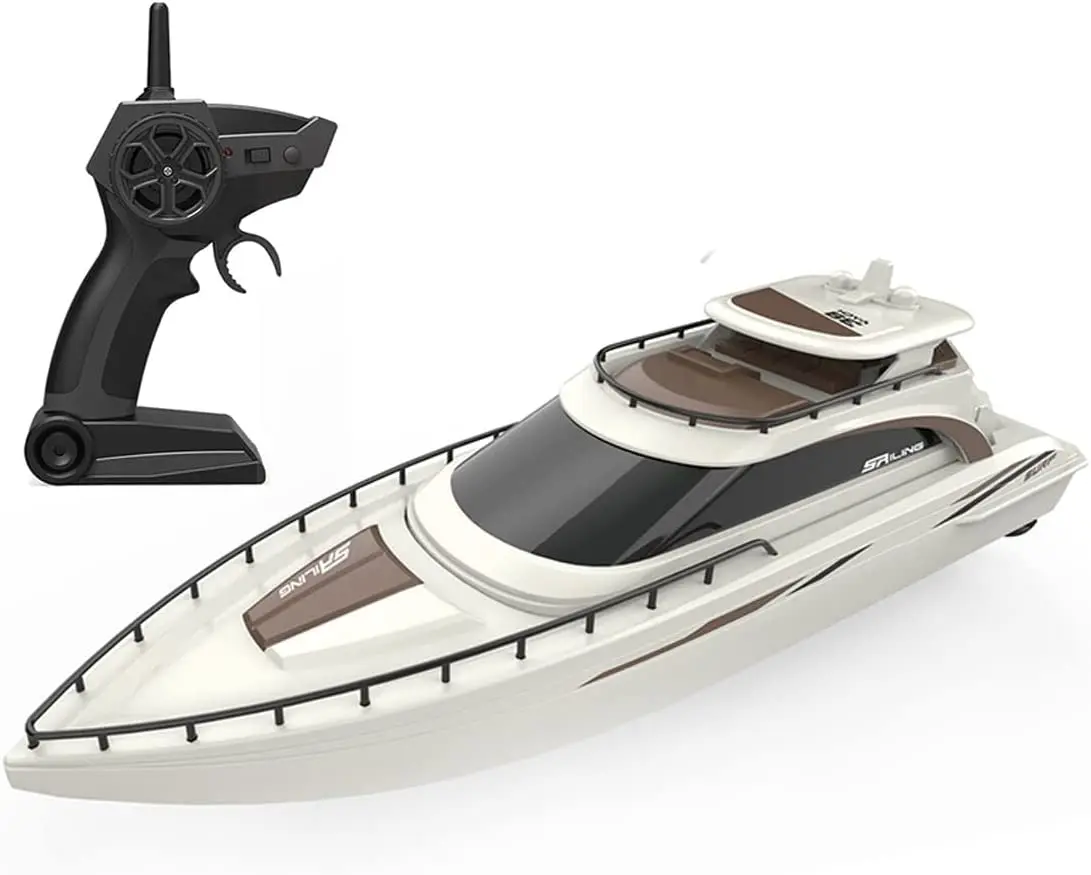 Remote Control Boat Cruise Ship 4CH Electric RC Sail 15km/h for Lake Pool Boy Kids