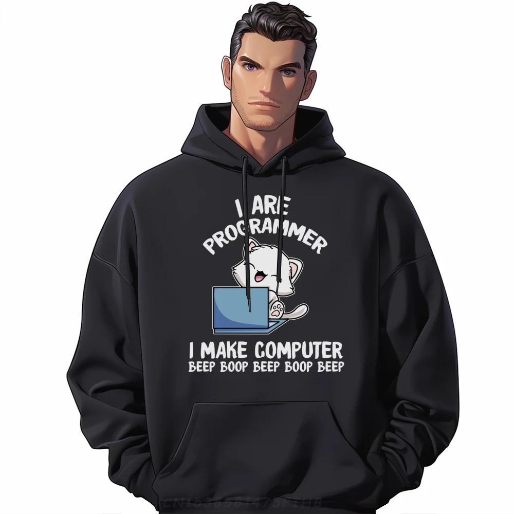 I Are Programmer I Make Computer Beep Boop Funny Cat Code Mens Clothing Plus Size Mens Gifts