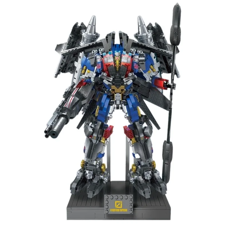 New God of War transformed mecha blocks warrior transforming robot model children's educational toys gifts ornaments collection