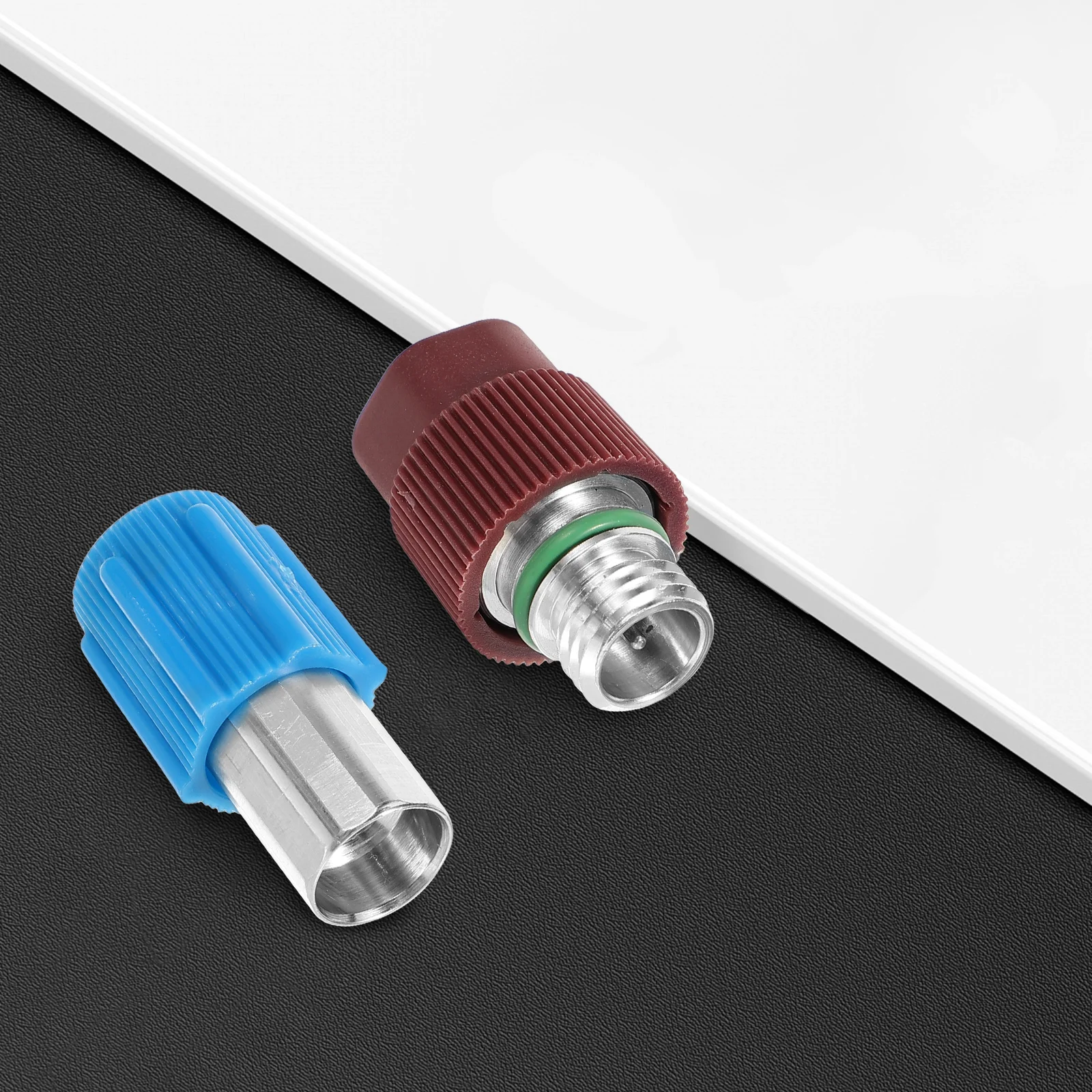 

Air Conditioning Filling Valve Refrigerant Hose Adapter Brass Connector Splits Manifold Tank Supply Durable Stainless Steel