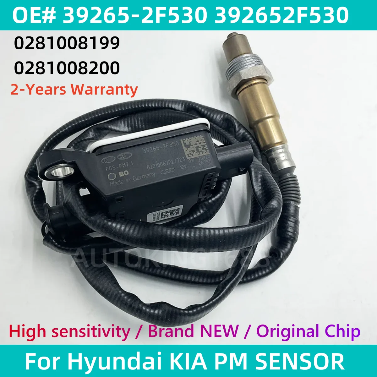 39265-2F530 392652F530 0281008199 0281008200 Exhaust PM Particle Matter Sensor For Hyundai SANTA FE 4 KIA SORENTO 3 2.0 2.2 CRDI