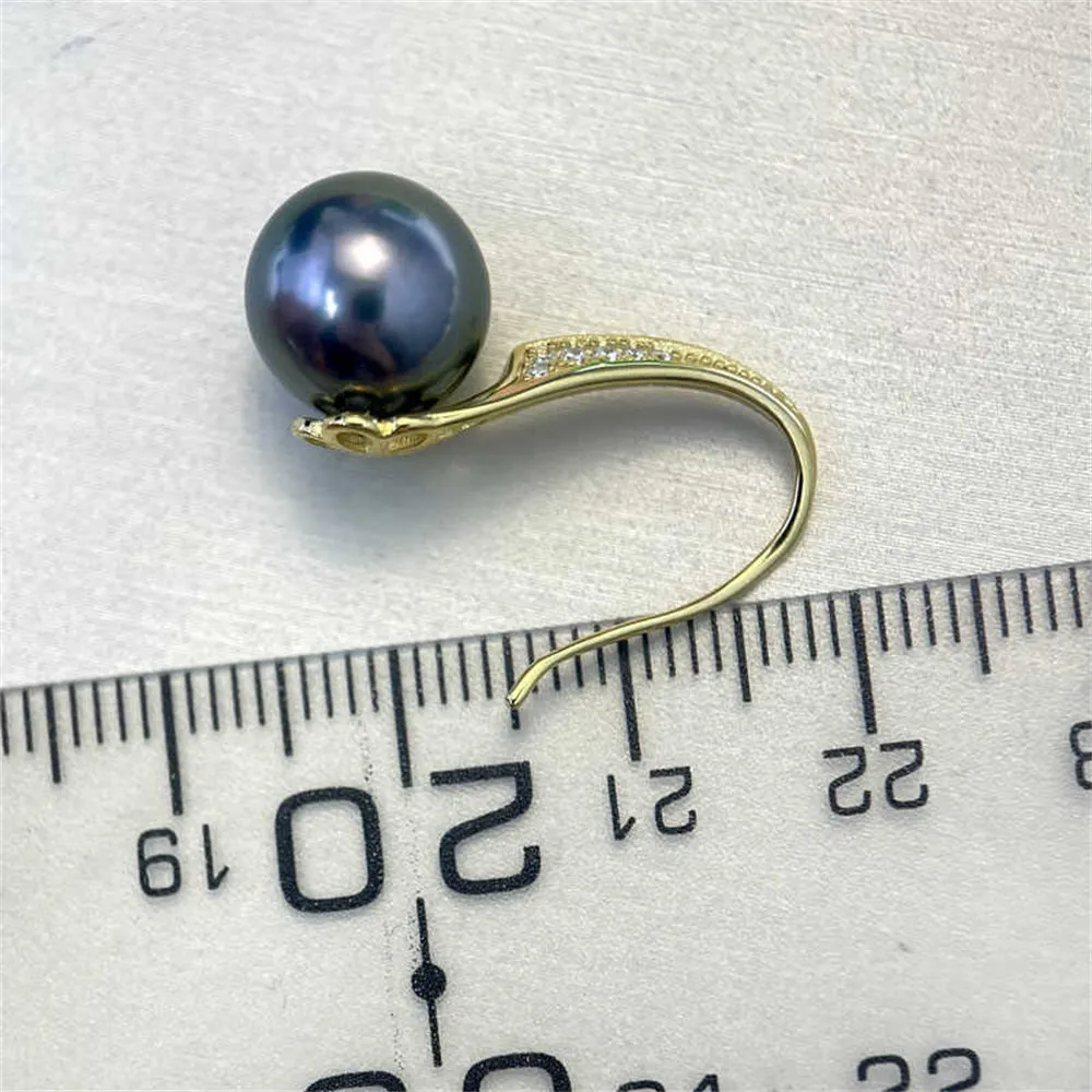 S925 Sterling Silver Pearl Earring Settings DIY Jewelry Making Supplies Blank Earring Posts for Handcrafted Accessories No Pearl