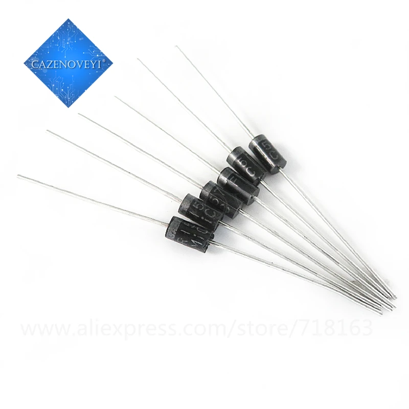 100pcs/lot FR157 1.5A 1000V DO-15 Fast Recovery Rectifier Diode In Stock