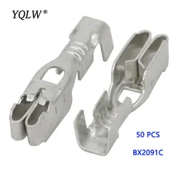 50 PCS BX2091C Fuse Box Terminals Connector Terminals Car Insurance Terminals Automotive Meter Fuse Terminals