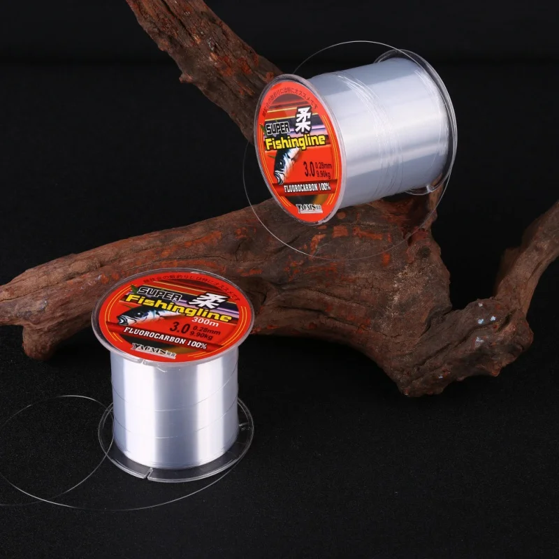 Línea de pesca con mosca de mimbre - nylon trenzado y fluorocarbono - imagen 5