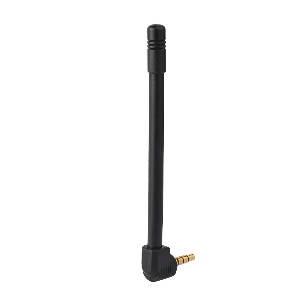 Superbat Mini Rubber FM Radio Antenna with 3.5mm Audio Male Connector for Bose Indoor Radio Home AV Stereo Receiver Mobile Phone