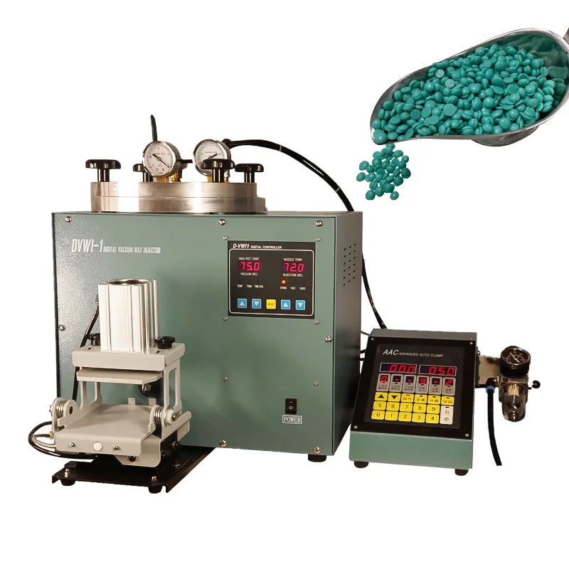 AAC YALI D-VWI-1 Precision Digital Display Vacuum Wax Injection Machine 3kg Capacity Micro Embedding Wax Jewelry Tools Equipment