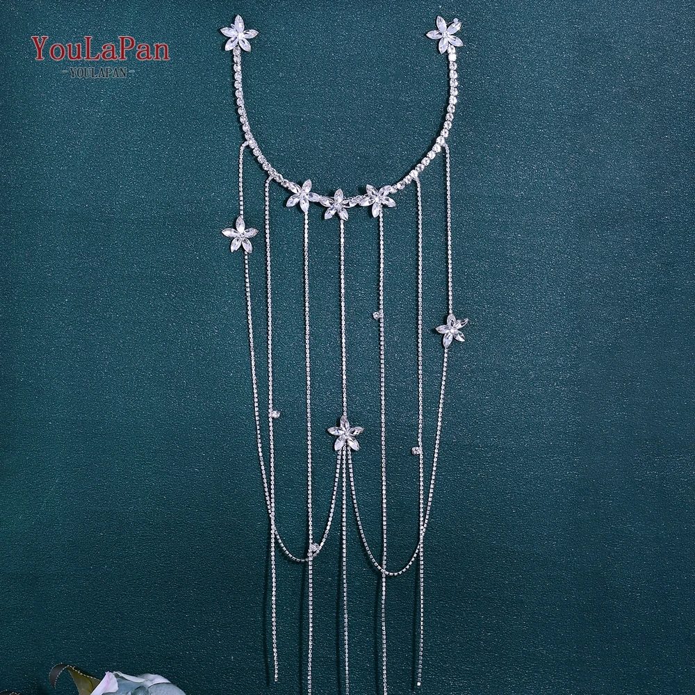 

YouLaPan Boho Style Headband Bling Rhinestone Chain Hair Vine Exquisite Bride Wedding Headwear Banquet Party Hair Jewelry HP959