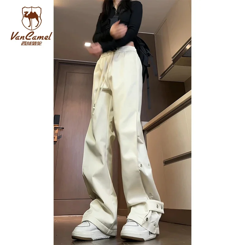 

Camel Western Region Soft Shell Charge Pants Men Women Waterproof Outdoor Spring Autumn Casual Straight Work Summer Charge Pants