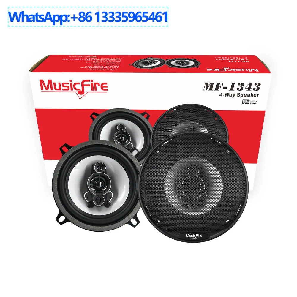 

Автомобильный аудиодинамик оптом Musicfire mf1343 5-дюймовый коаксиальный дверной динамик автомобильный