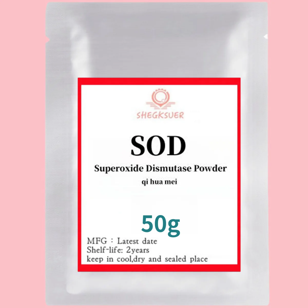 50 g-1000 g Superoxid-Dismutase-Pulver SOD-Pulver zur Hautpflege, Verschönerung der Haut, Befeuchtung und Alterung verzögern