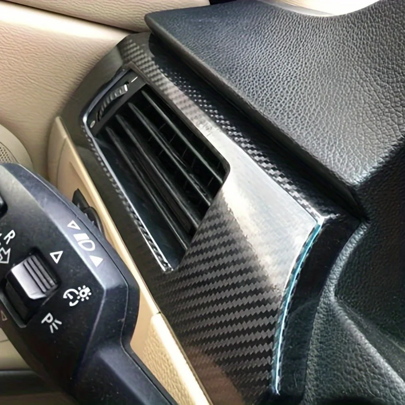 ألياف الكربون فيلم سيارة الفينيل التفاف اكسسوارات لامع أسود ماتي ملصق ثلاثية الأبعاد 5D 6D السيارات احباط غطاء الديكور تغطي التفاف