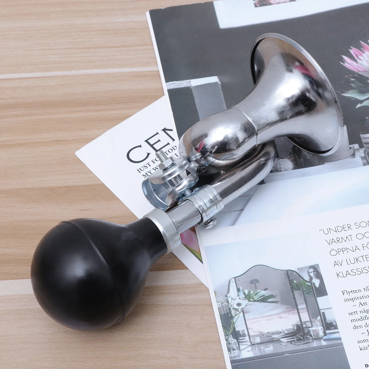 

Bike Horn Loud Air Horn Handlebar Horn Alarm Ring Cycling Bell Rubber Bulb Alarm Bugle Trumpet bike horn