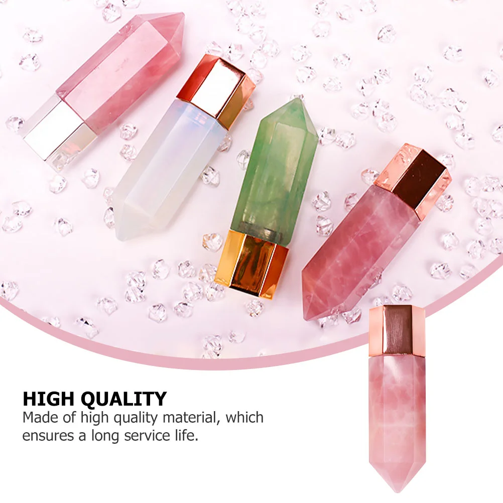 1pc Rose Quartz Facial Beauty Gua Board Lightweight Fine Oil Bottle Face Massager Skin Care Tool Non Electric Face Skin Care