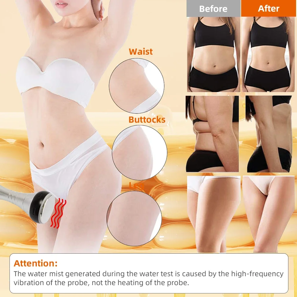 40K 4 IN 1 Cavitation Ultrasonic Body Slimming Weight Loss Skin Rejuvenation Beauty Machine Multipolar Skin Tighten Anti-wrinkle
