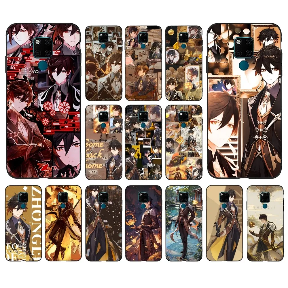 Genshin Impact Morax Zhong Li Phone Case For Huawei Mate 10 20 30 40 50 lite pro Nova 3 3i 5 6 SE 7 pro 7SE