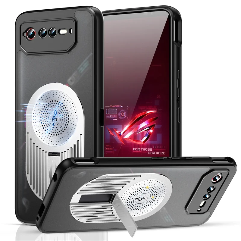 

ПК + ТПУ полый графеновый кронштейн радиатора задняя крышка для Asus ROG Phone 6 6,78 "магнитный противоударный чехол с беспроводной зарядкой