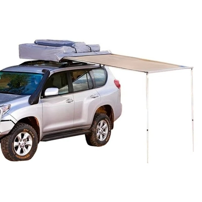 Outdoor Camping Vehicle Awning Side Car Tent in Canvas for Shelter and Sunshade