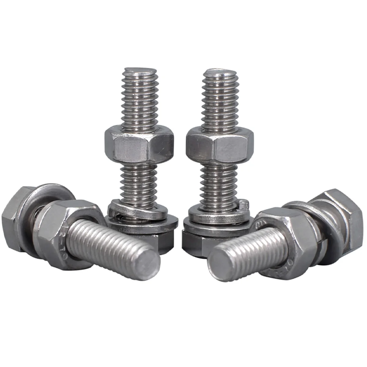 304 SS Vis hexagonale extérieure Écrou Rondelle plate Rondelle ressort BLOM3-M20