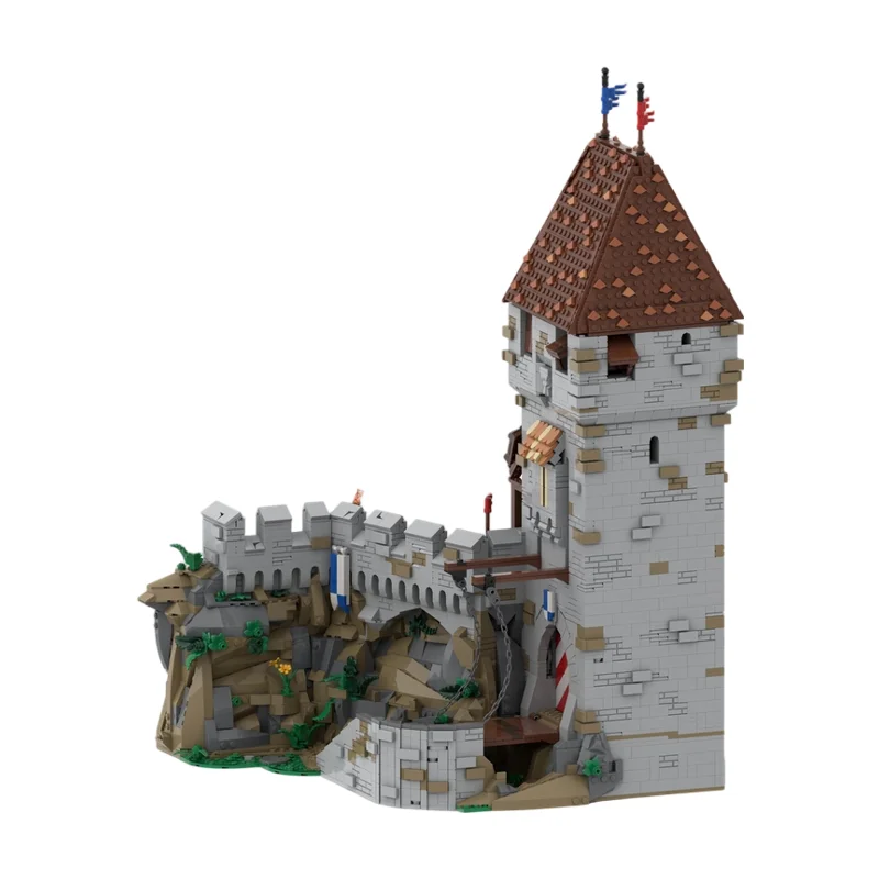 

Конструктор Castle Hohenreuth MOC, модель средневековой готической крепости, набор для самостоятельной сборки для взрослых коллекционеров