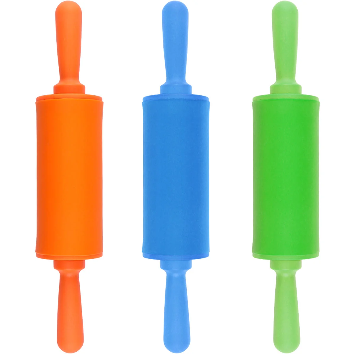 

STOBOK 3pcs Children's Handmade Clay Stick DIY Rolling Pin Smart Dough Tools Kit Extruder Tools (Random Color)