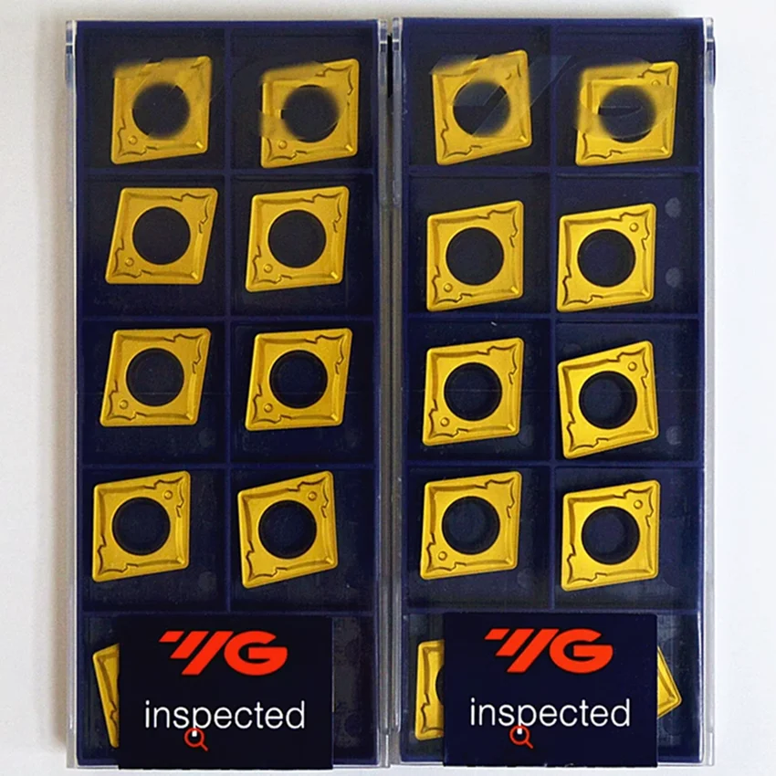 

CCMT120408-UG YG801/CCMT120404-UG YG3020/CCMT120408-UG YG3020/CCMT120408-UG YG3030 Original YG carbide inserts CNC Turning blade