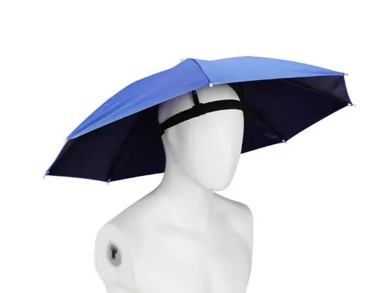 Head Wearing Umbrella Hat For Men And Women Foldable Sunshade Windproof Outdoor Sun Protection