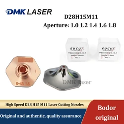 DMK Bodor original High Speed D28 H15 M11 Laser Cutting Nozzles Hexagonal Copper 1.0 1.2 1.4 1.6 1.8Caliber Double Decks Nozzle