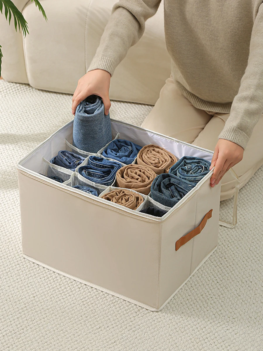 Organizador de zapatos plegable con bolsa de tela y tapa transparente - imagen 2